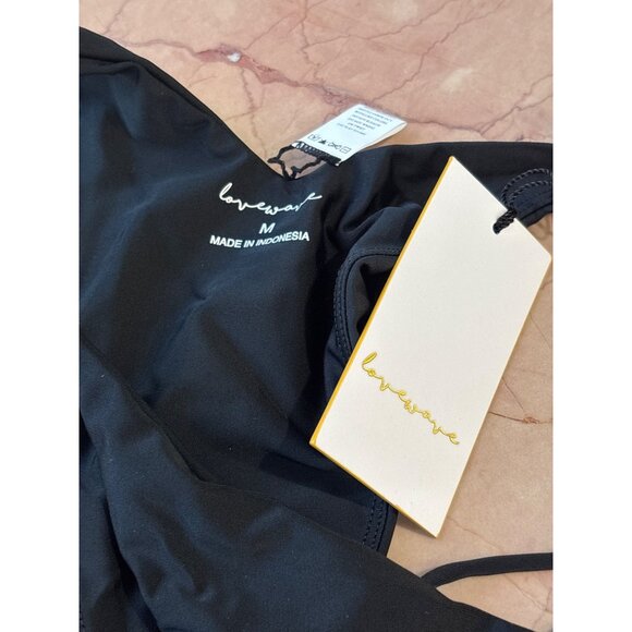 lovewave the Charley Bikini Bottom in Black Medium New Womens Swimsuit - Picture 7 of 9